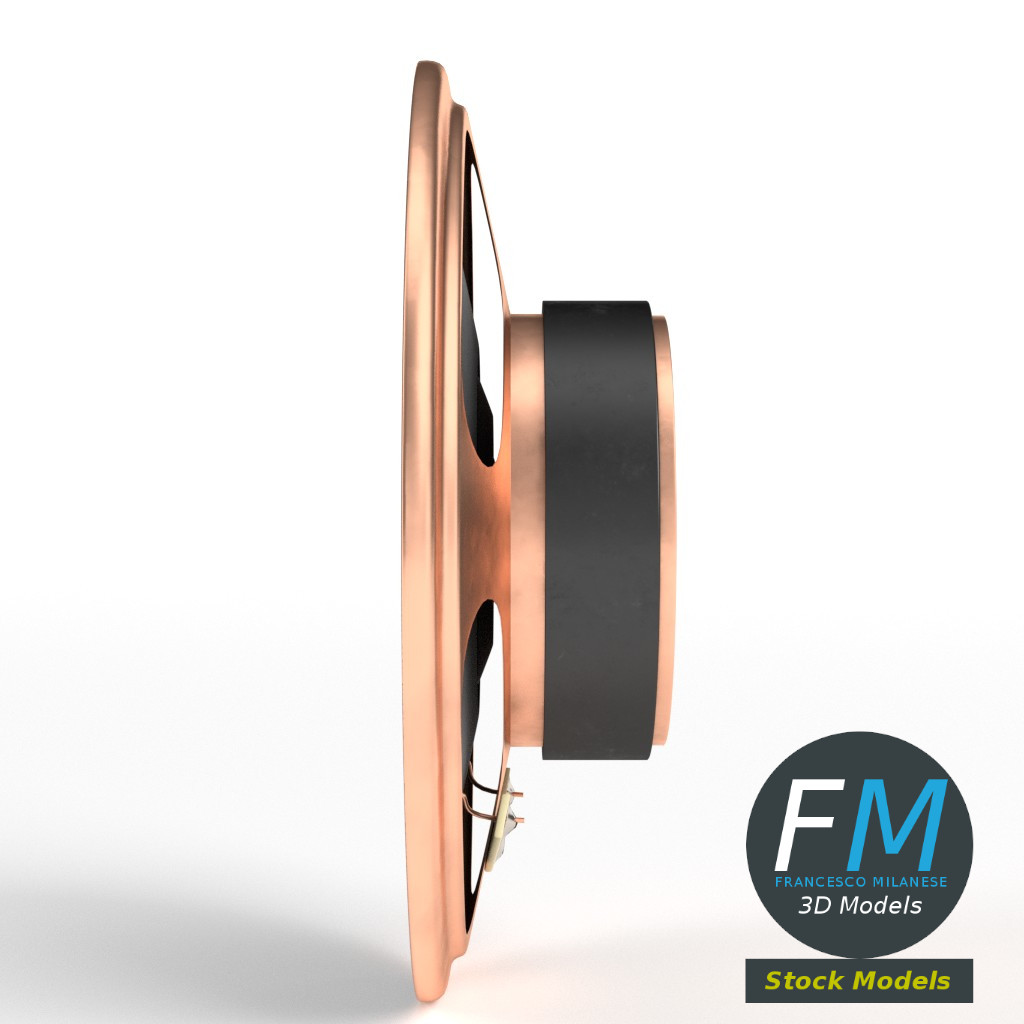 3D-Modell - Kleiner Lautsprecher - 04