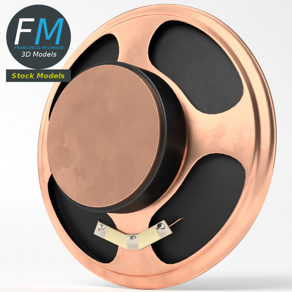 3D-Modell - Kleiner Lautsprecher - 05
