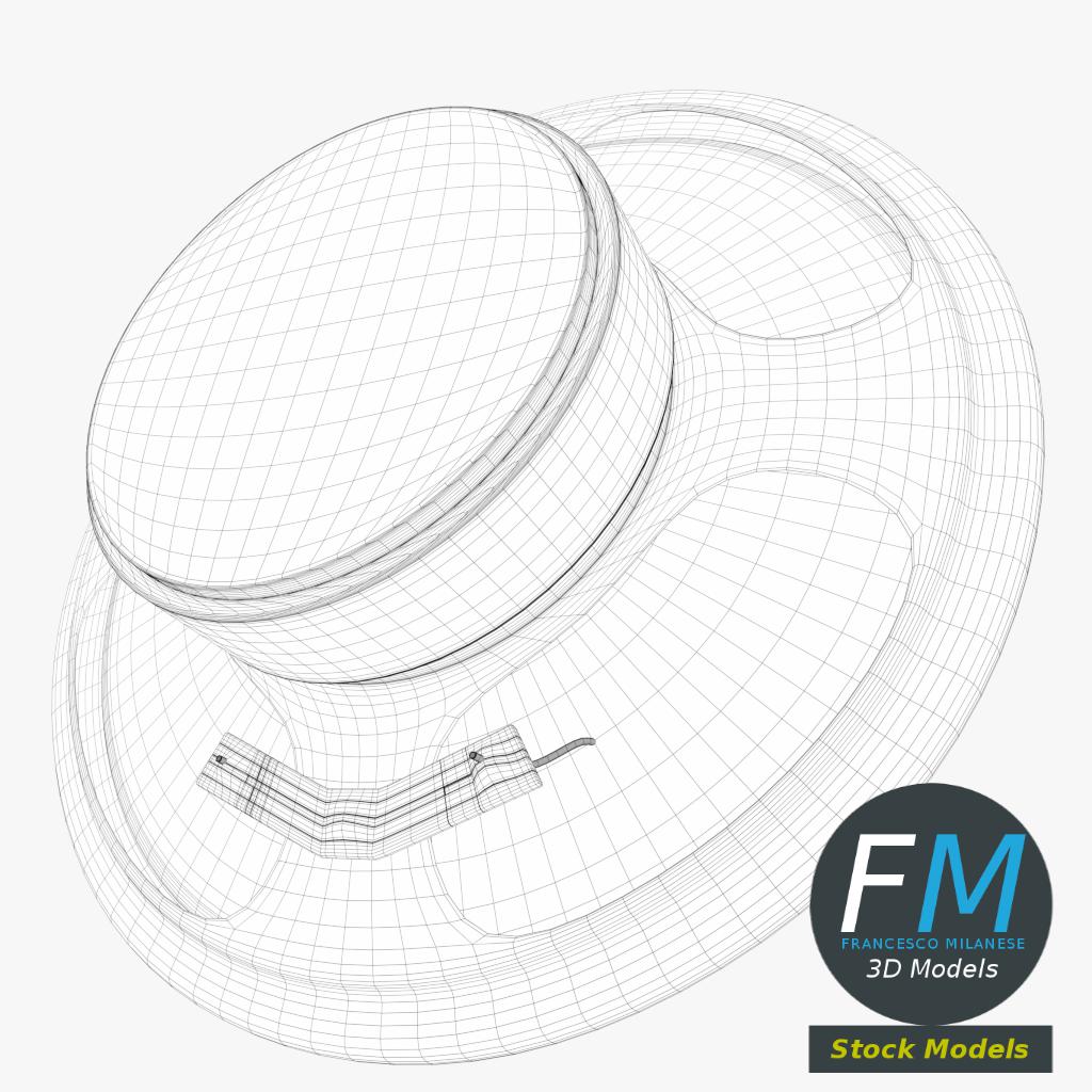 3D-Modell - Kleiner Lautsprecher - 08