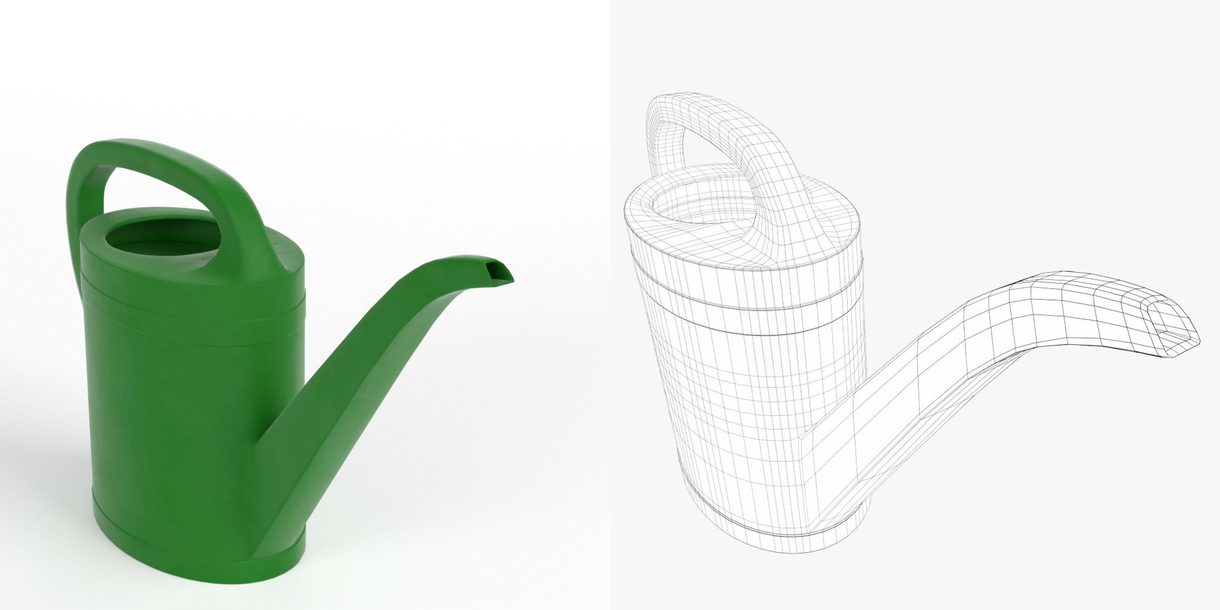 3D-Modell - Kleine Gießkanne