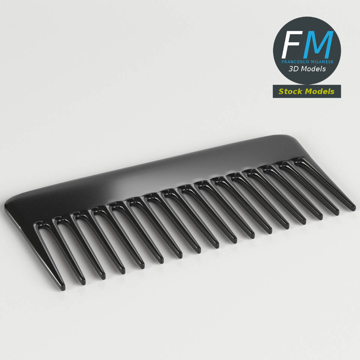 3D-Modell - Kleiner Breitzahnkamm - 01