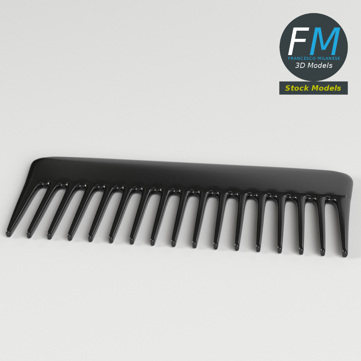 3D-Modell - Kleiner Breitzahnkamm - 02