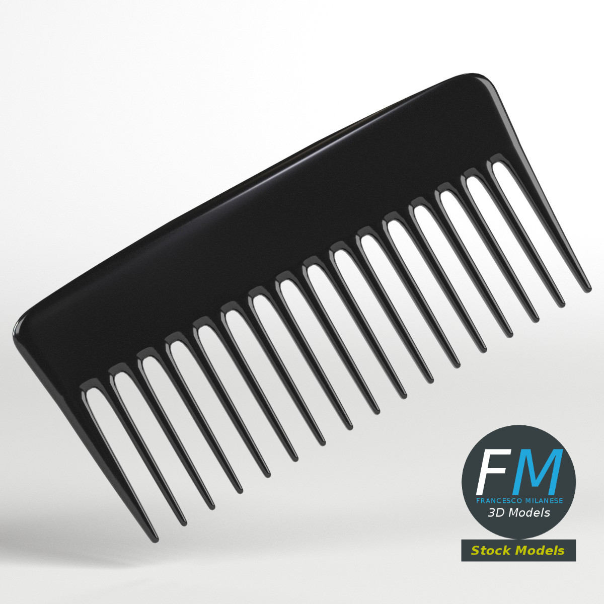 3D-Modell - Kleiner Breitzahnkamm - 03