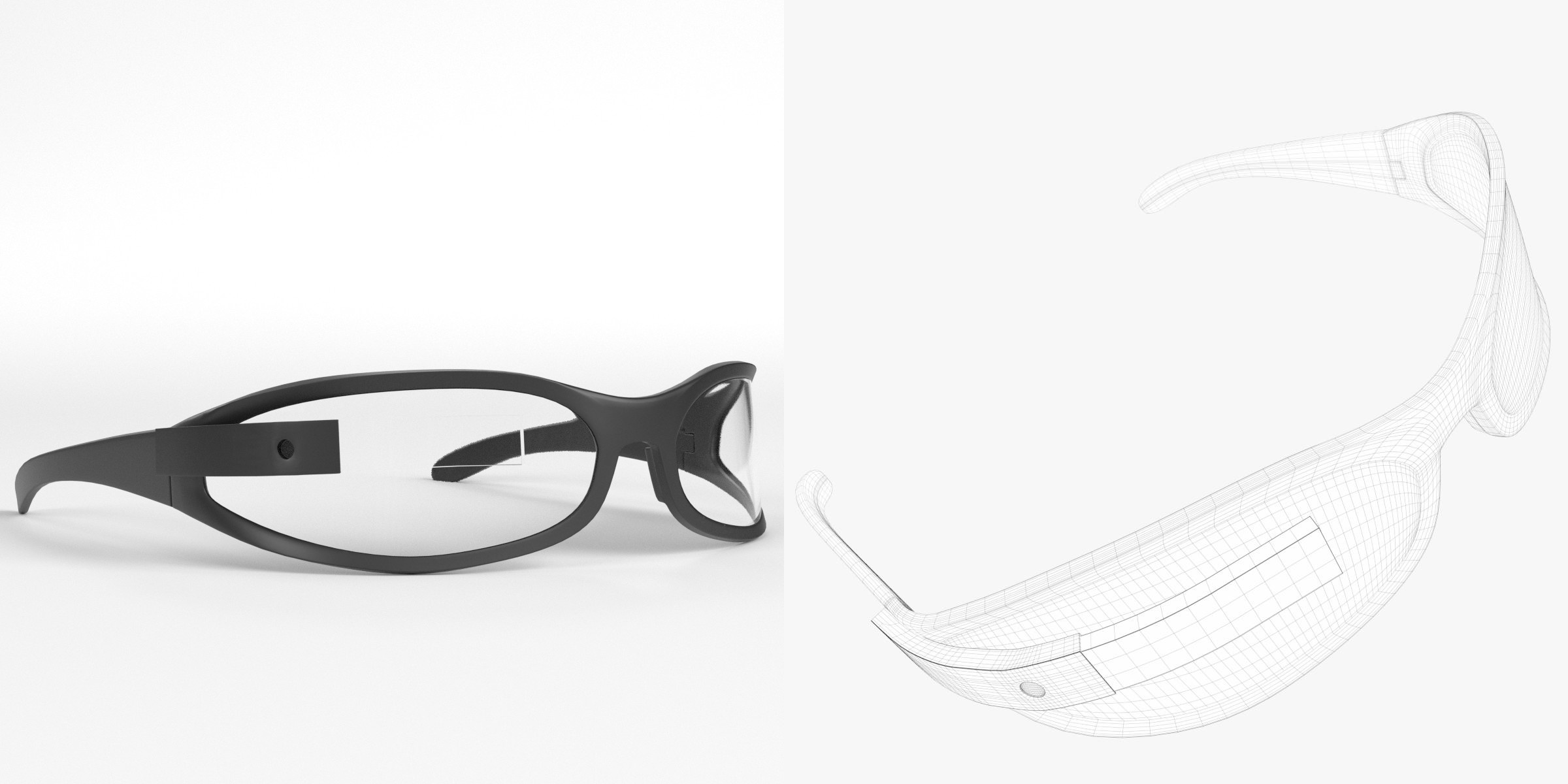 3D-Modell - Smart-Brille