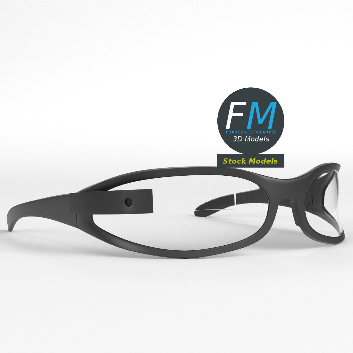 3D-Modell - Smart-Brille - 01