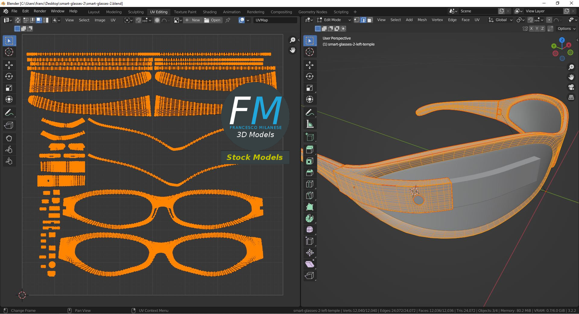 3D-Modell - Smart-Brille - 10