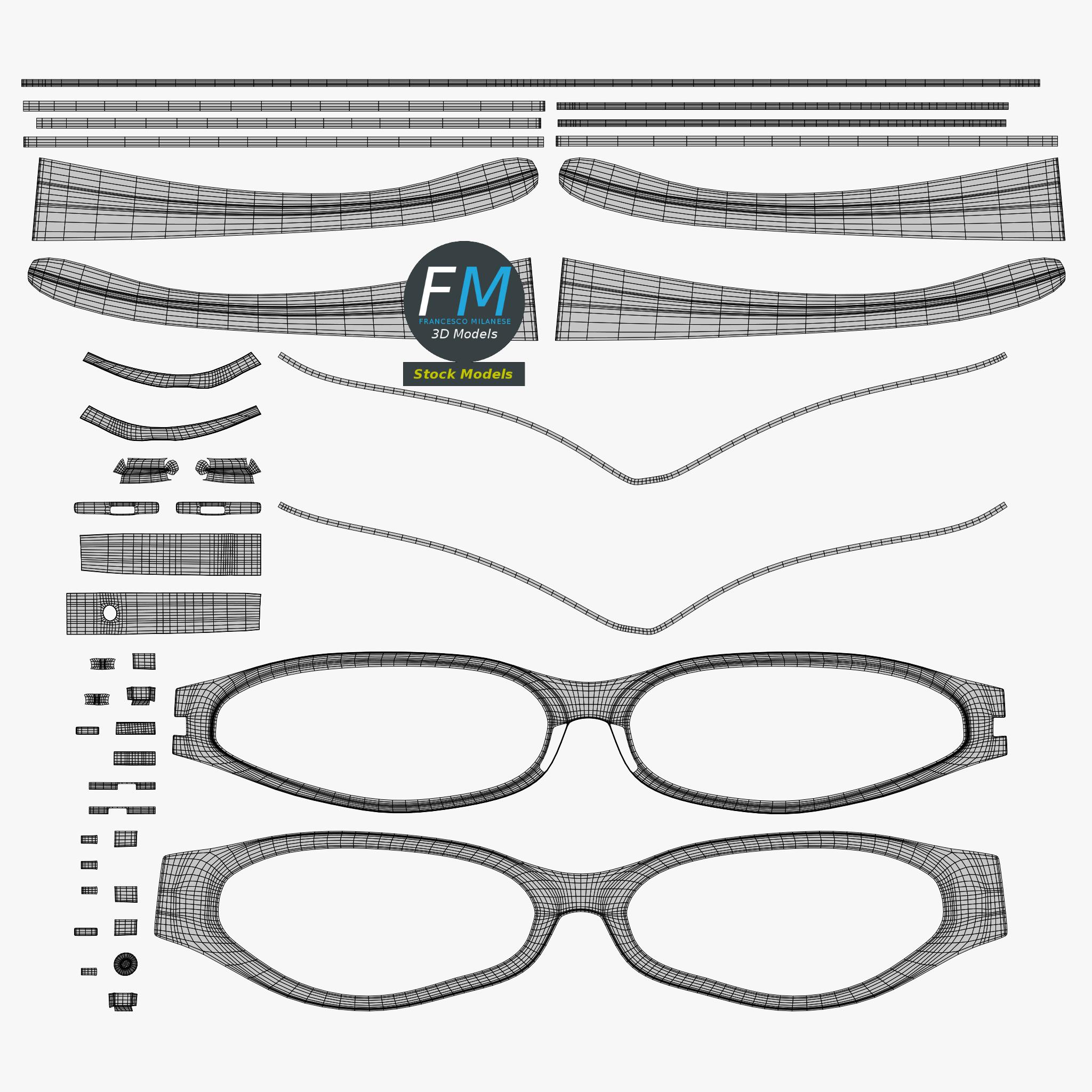 3D-Modell - Smart-Brille - 11