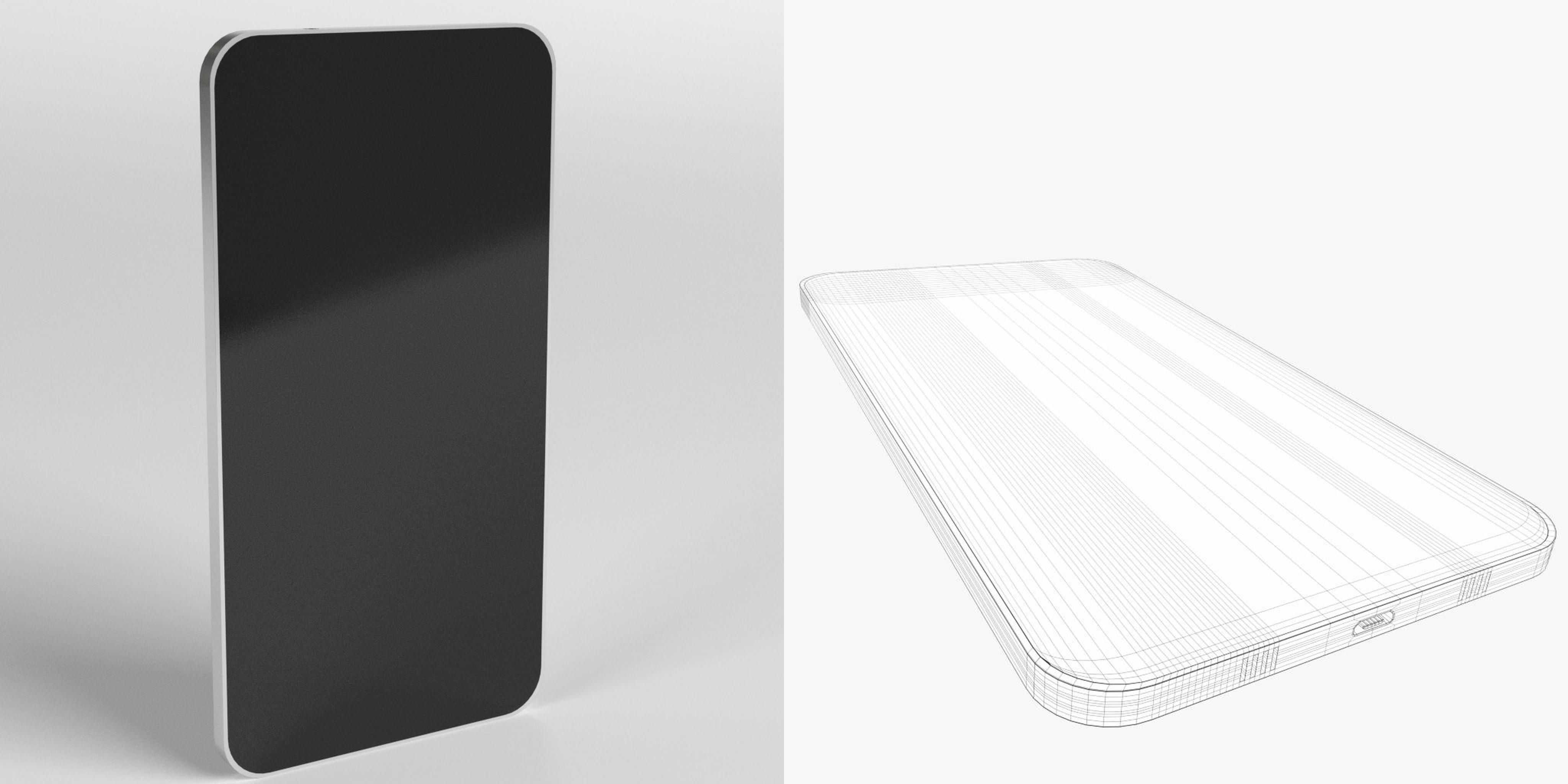 3D-Modell - Smartphone