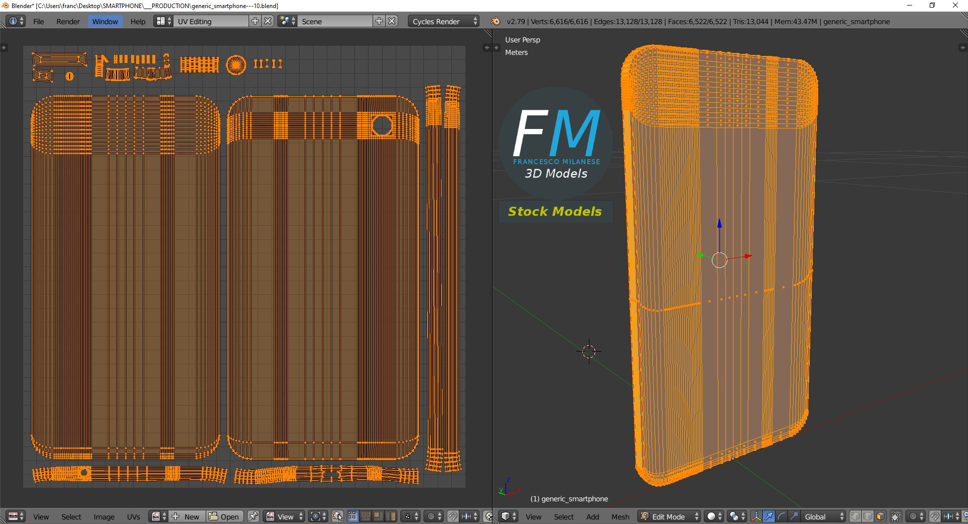 3D-Modell - Smartphone - 10