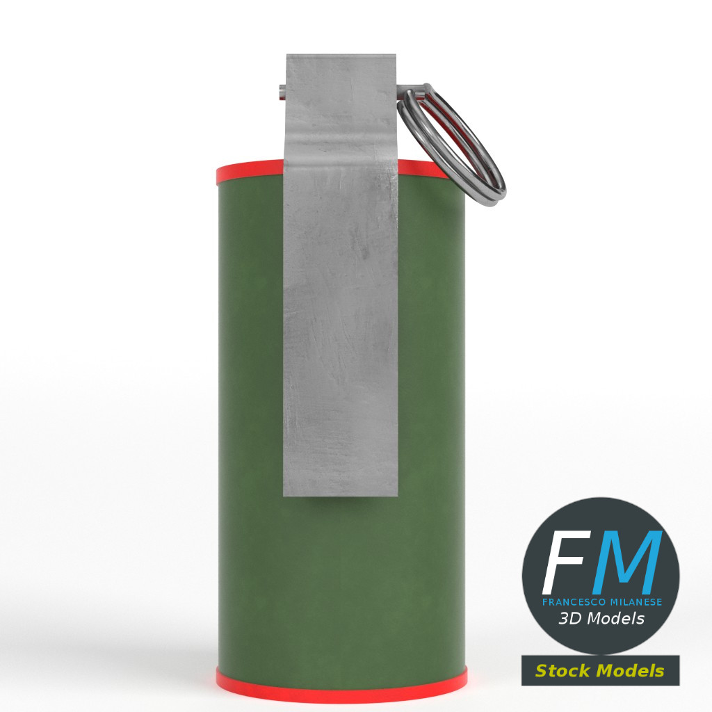 3D-Modell - Rauchgranate - 03