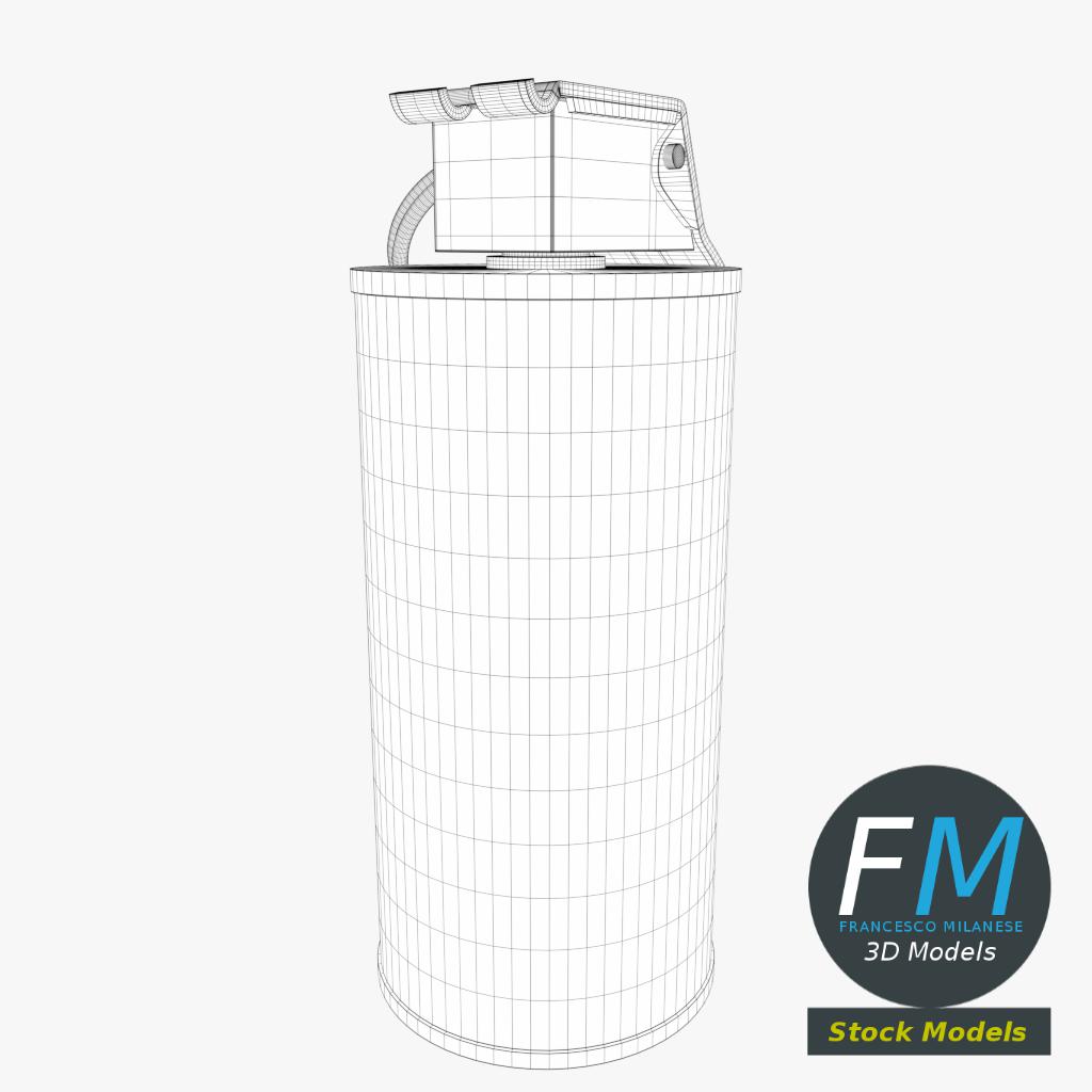 3D-Modell - Rauchgranate - 07