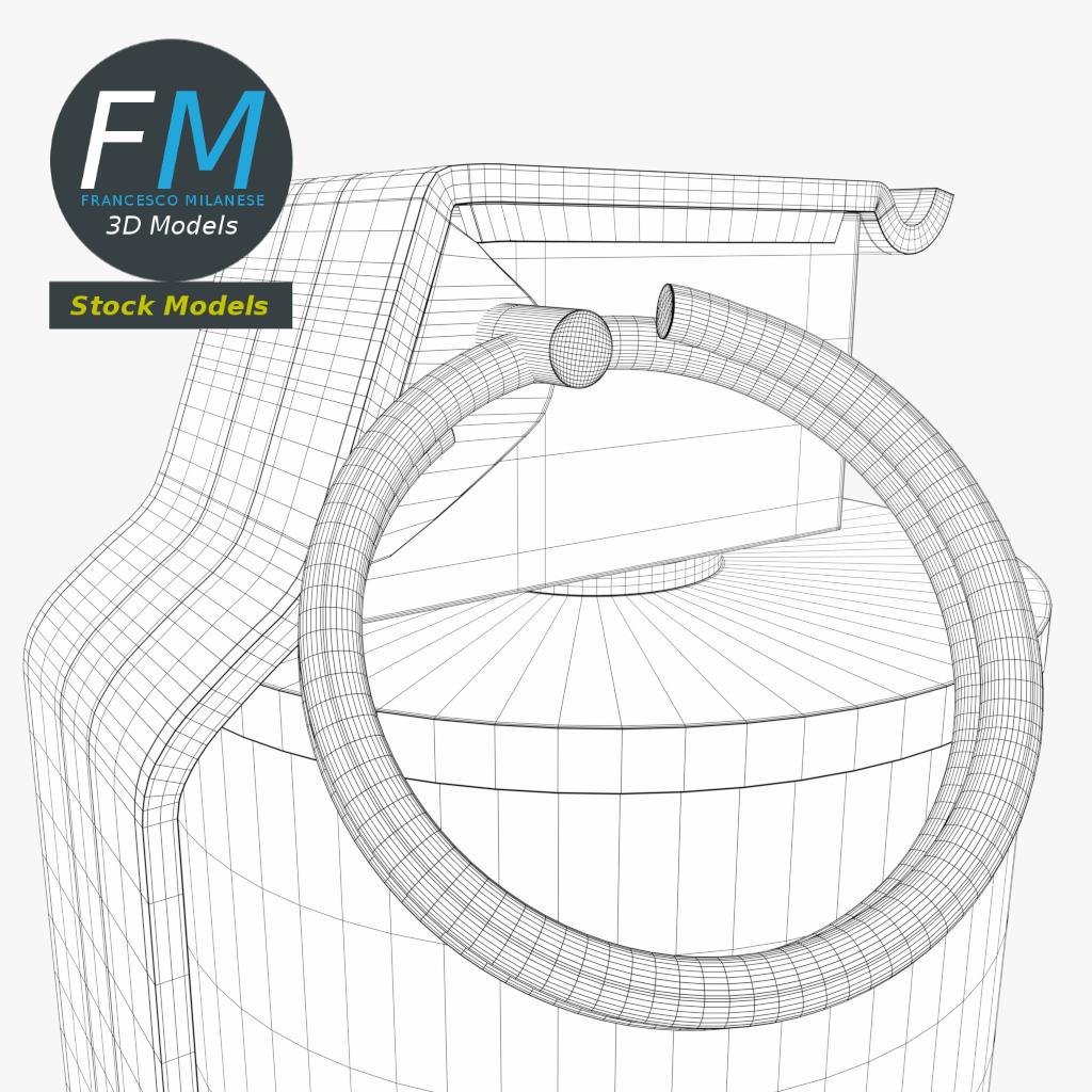 3D-Modell - Rauchgranate - 08