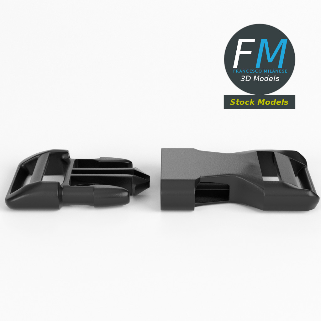 3D-Modell - Steckschnalle - 03