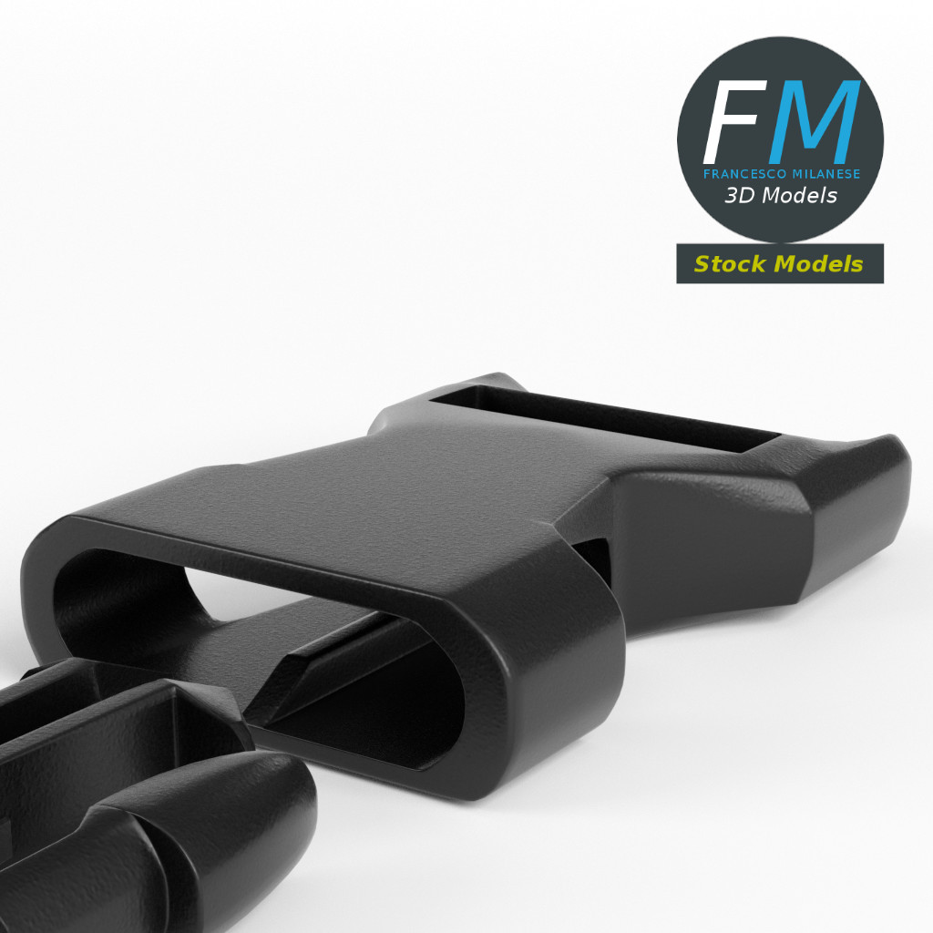 3D-Modell - Steckschnalle - 04