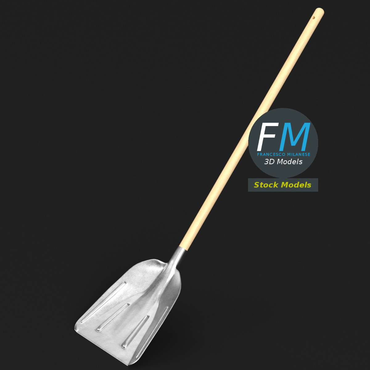 3D-Modell - Schneeschaufel - 02