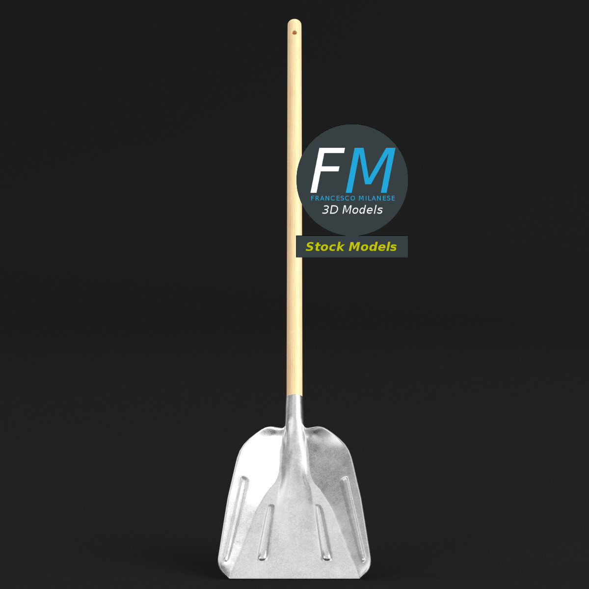 3D-Modell - Schneeschaufel - 03