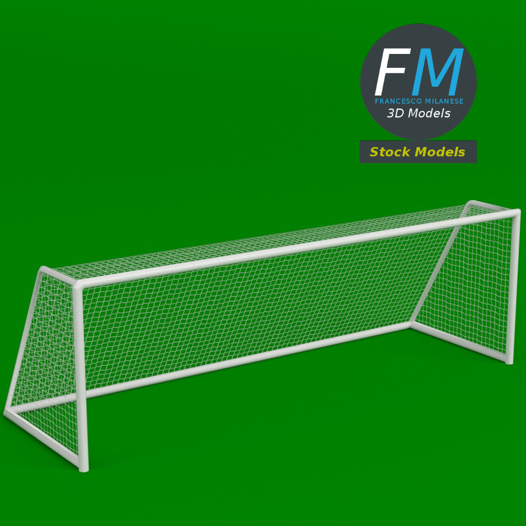 3D-Modell - Fußballtor - 01