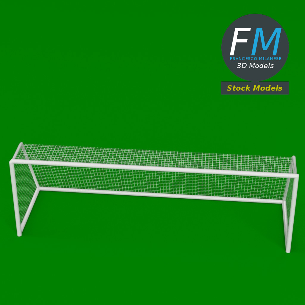 3D-Modell - Fußballtor - 02