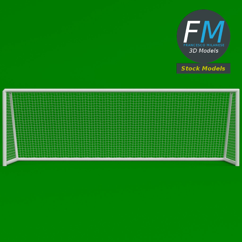 3D-Modell - Fußballtor - 03