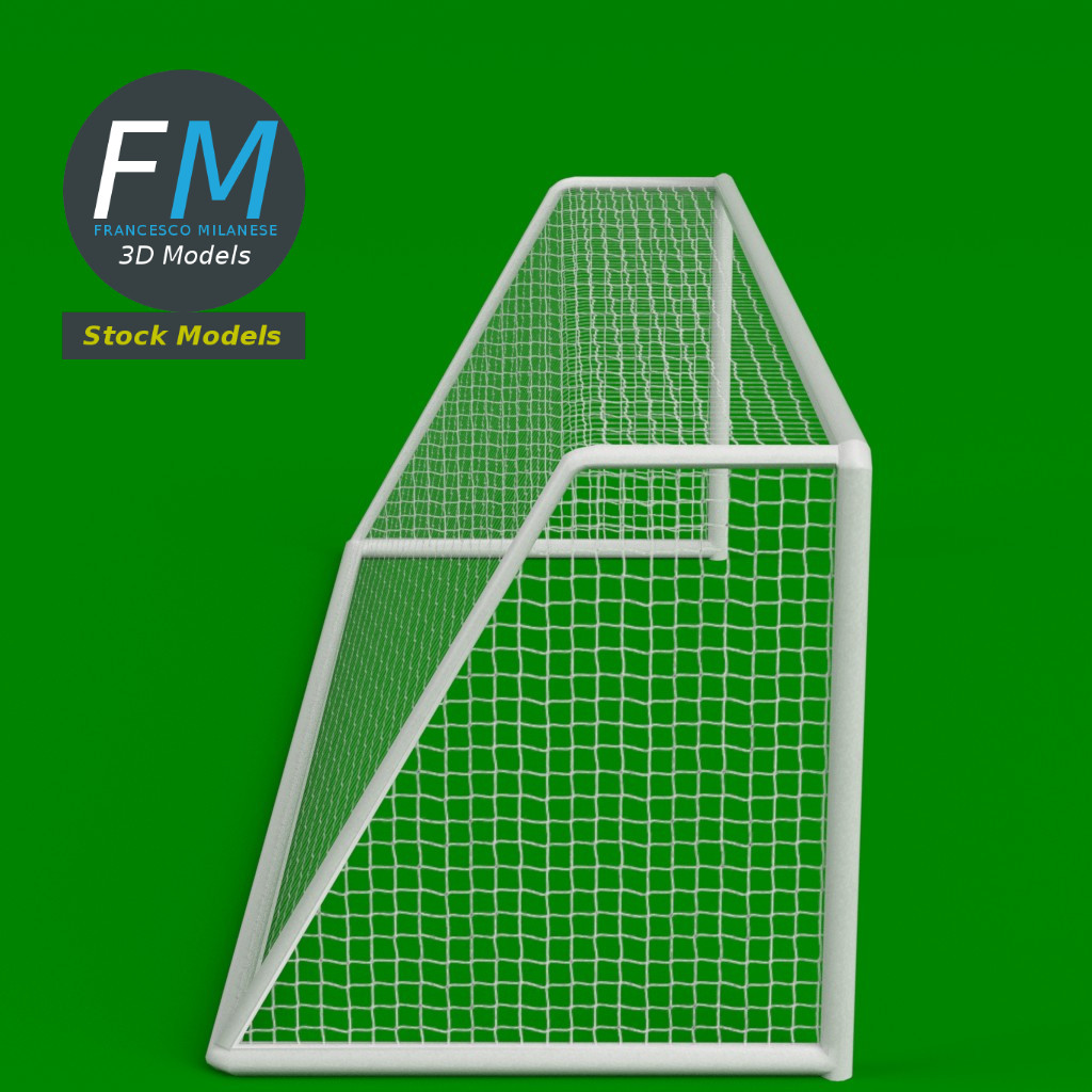 3D-Modell - Fußballtor - 04