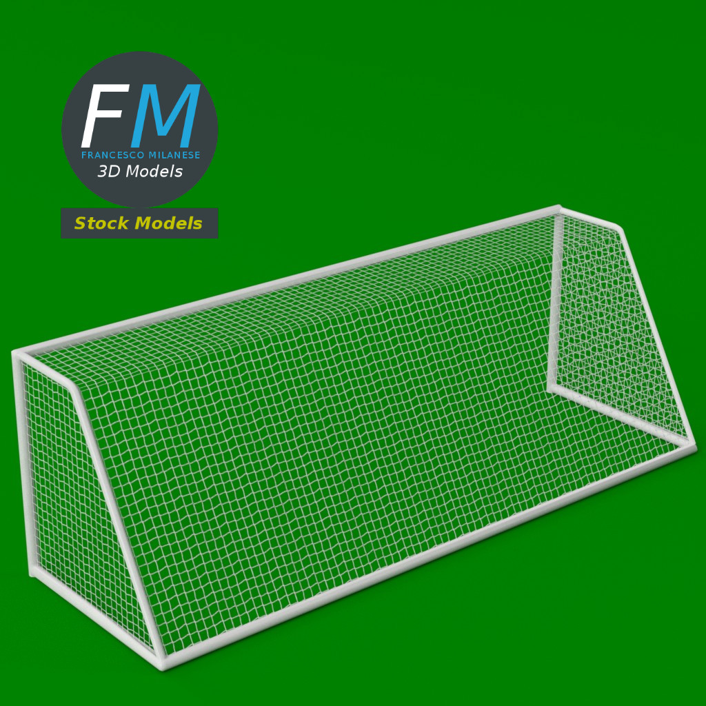 3D-Modell - Fußballtor - 05