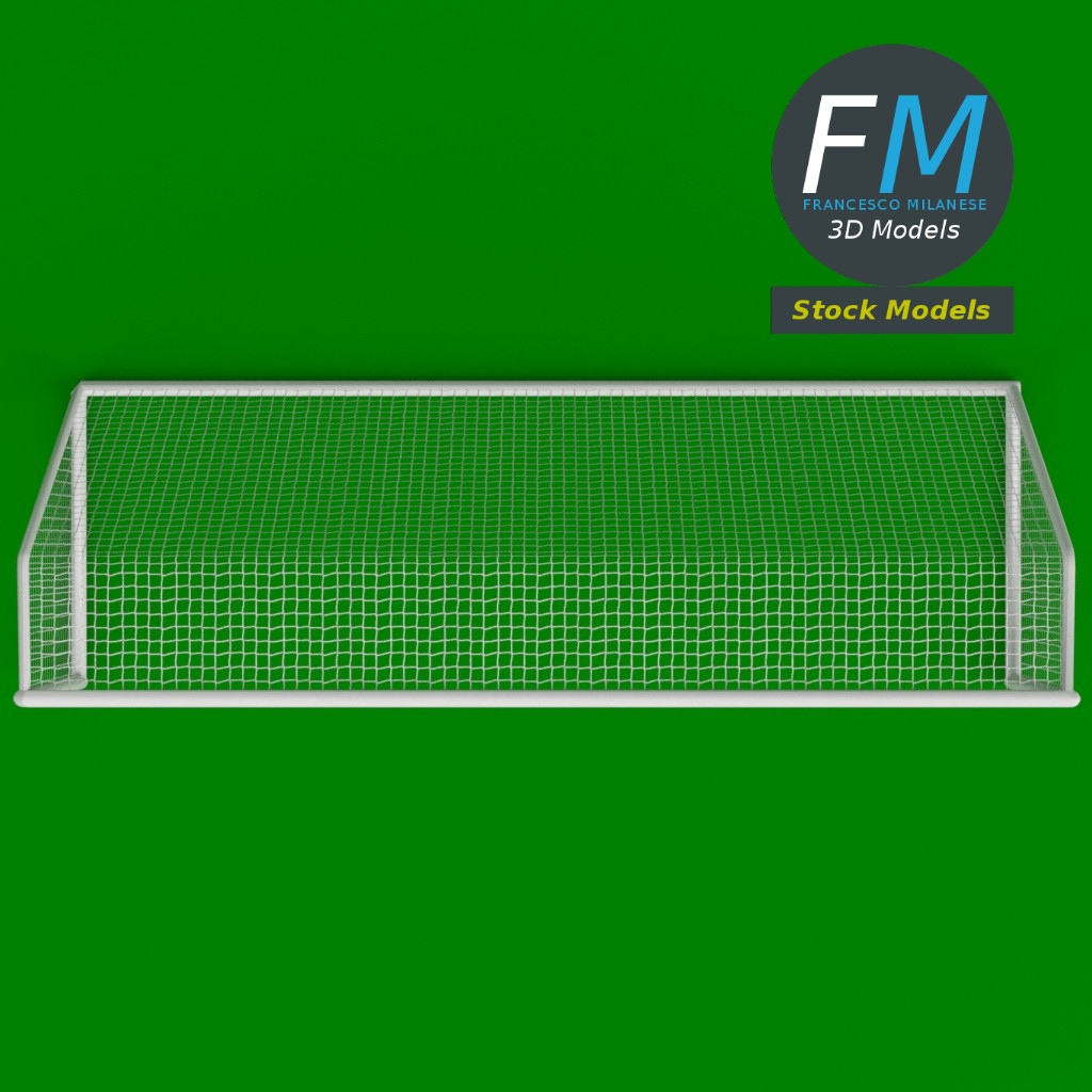 3D-Modell - Fußballtor - 06