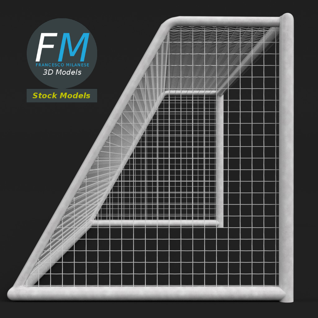 3D-Modell - Fußballtor - 04