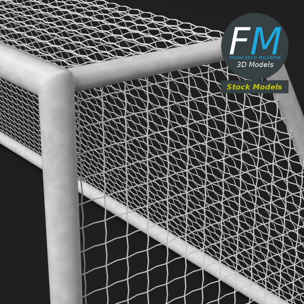 3D-Modell - Fußballtor - 05