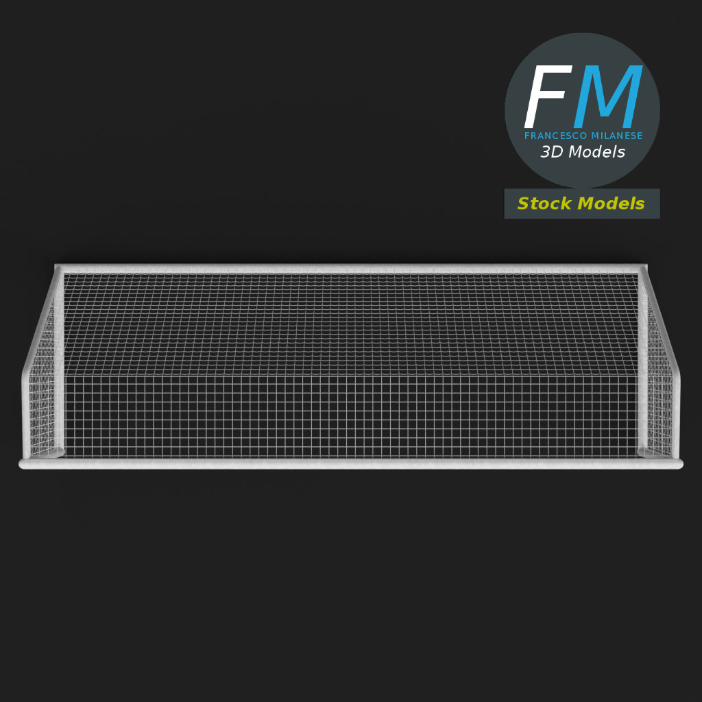 3D-Modell - Fußballtor - 06