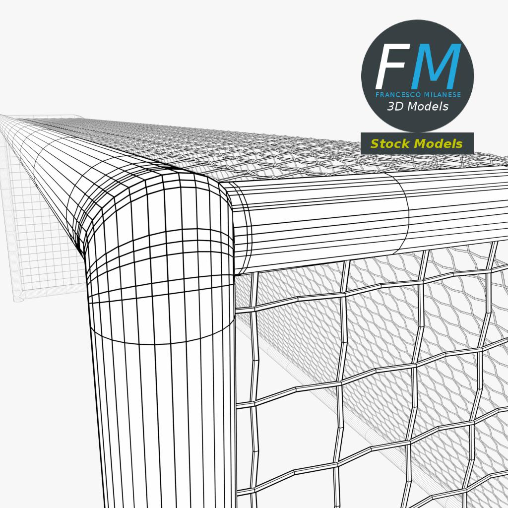 3D-Modell - Fußballtor - 08
