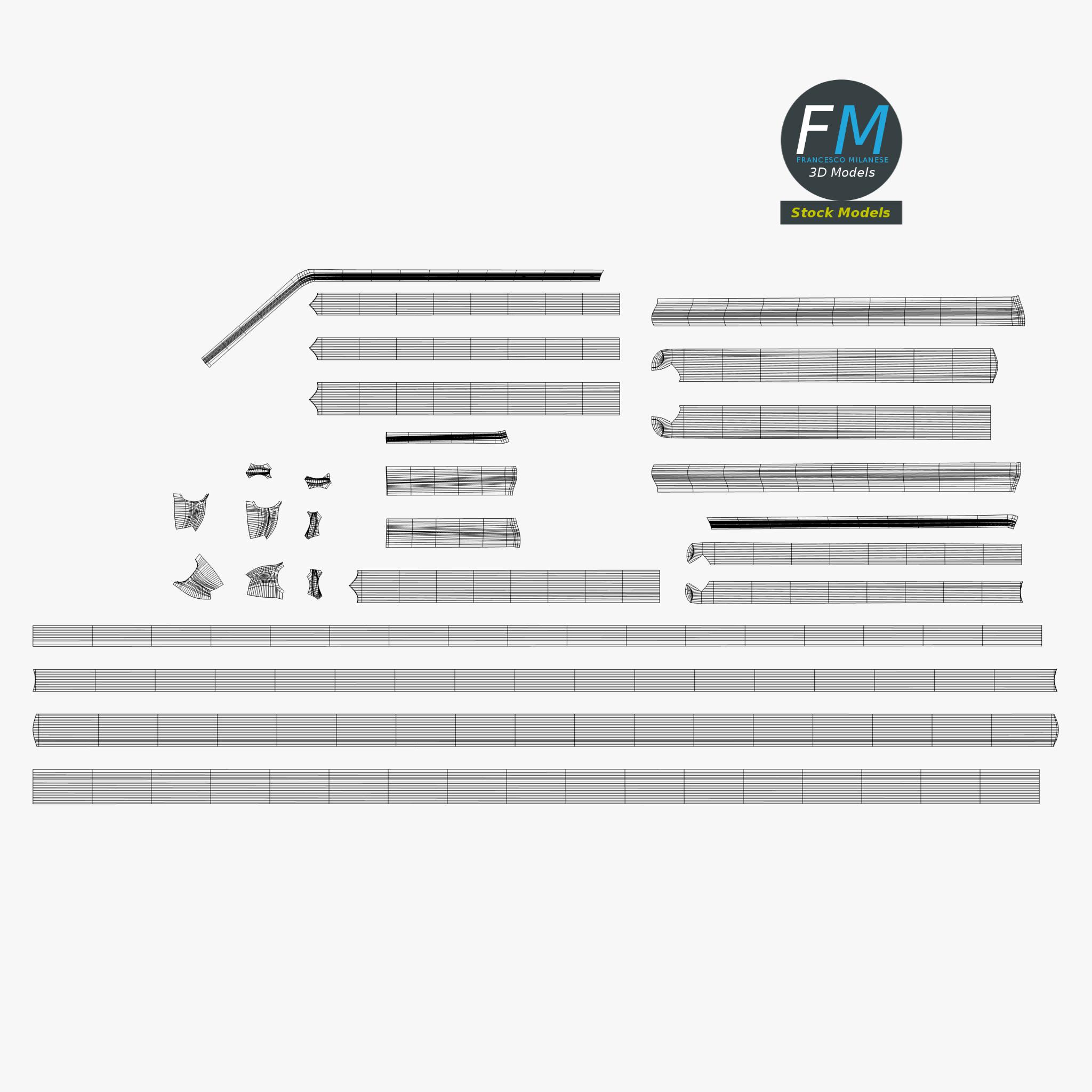 3D-Modell - Fußballtor - 11
