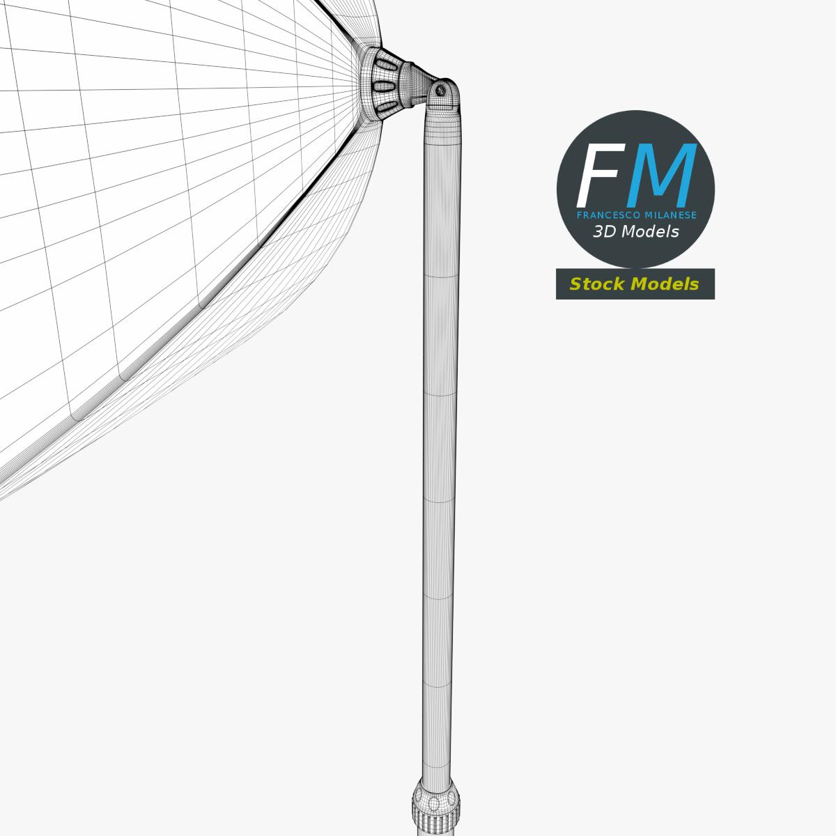 3D-Modell - Softbox-Lampe auf Stativ - 08
