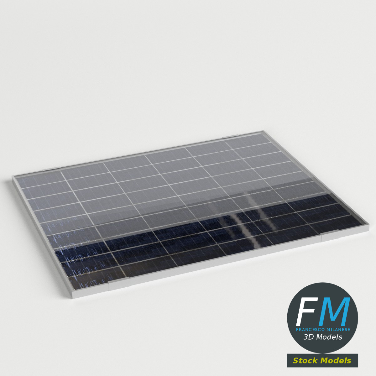 3D-Modell - Solarmodul - 01