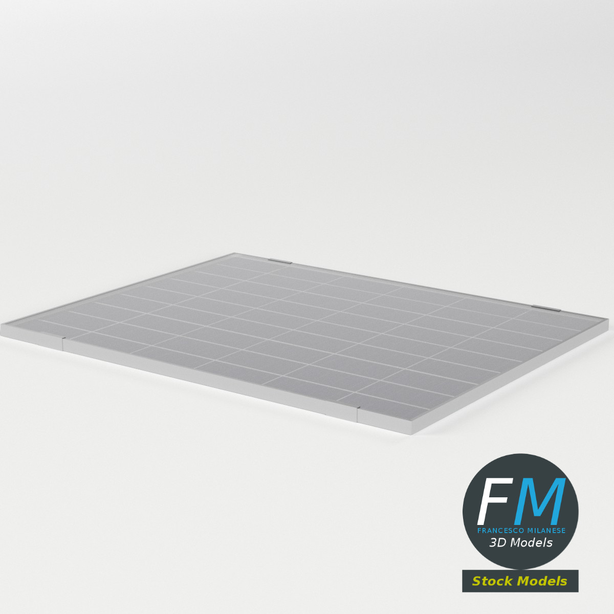 3D-Modell - Solarmodul - 02