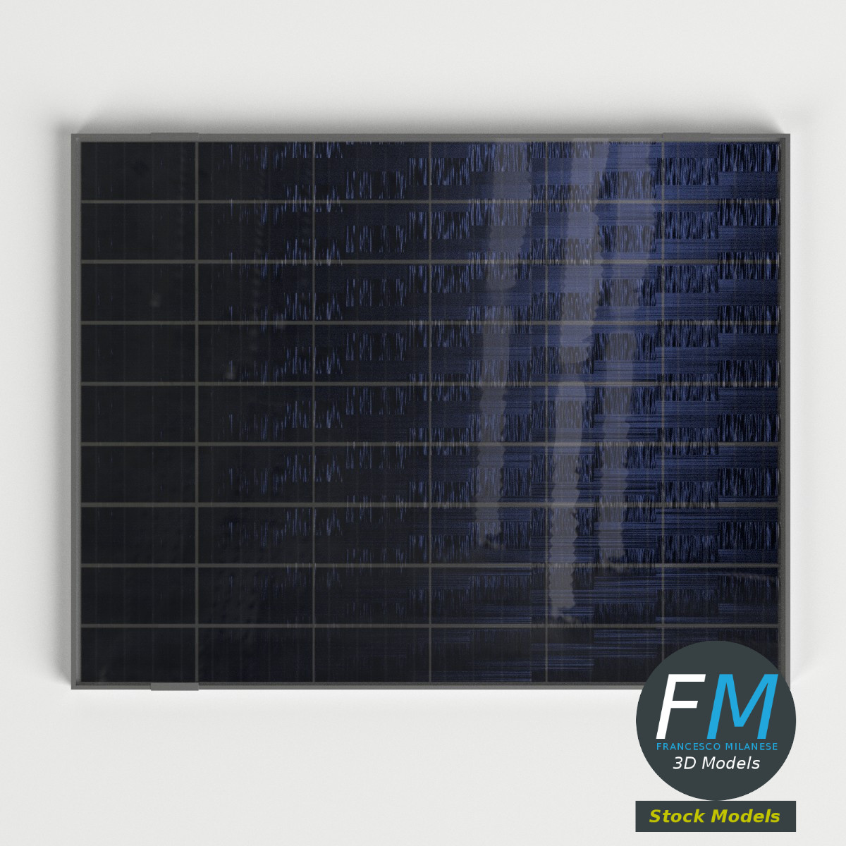 3D-Modell - Solarmodul - 06
