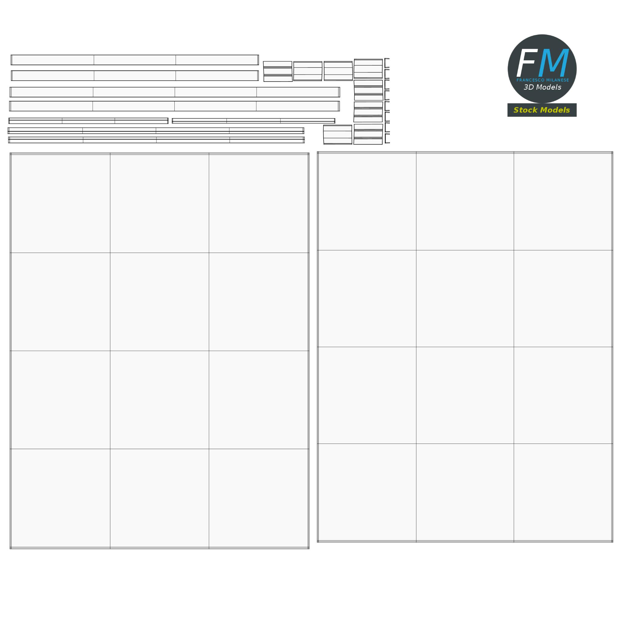 3D-Modell - Solarmodul auf Mast - 13 3D-Modell - Solarmodul auf Mast - 13