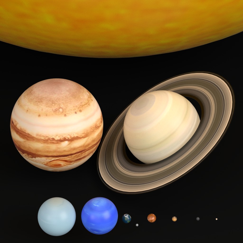 3D-Modell - Sonnensystem - 03