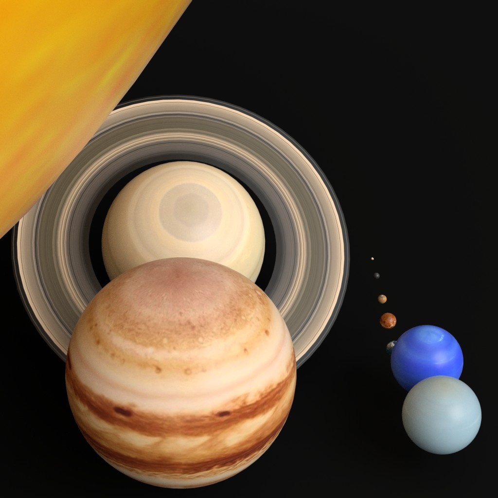 3D-Modell - Sonnensystem - 04