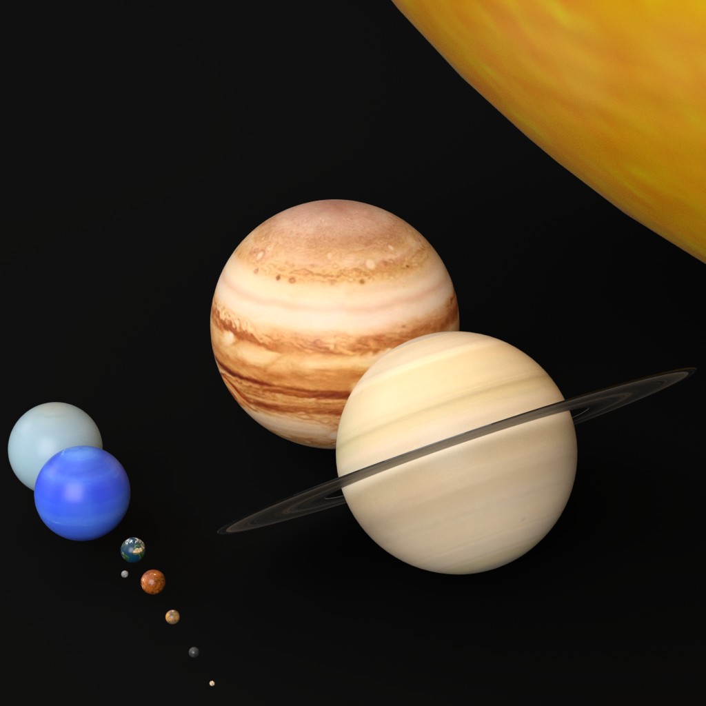 3D-Modell - Sonnensystem - 05