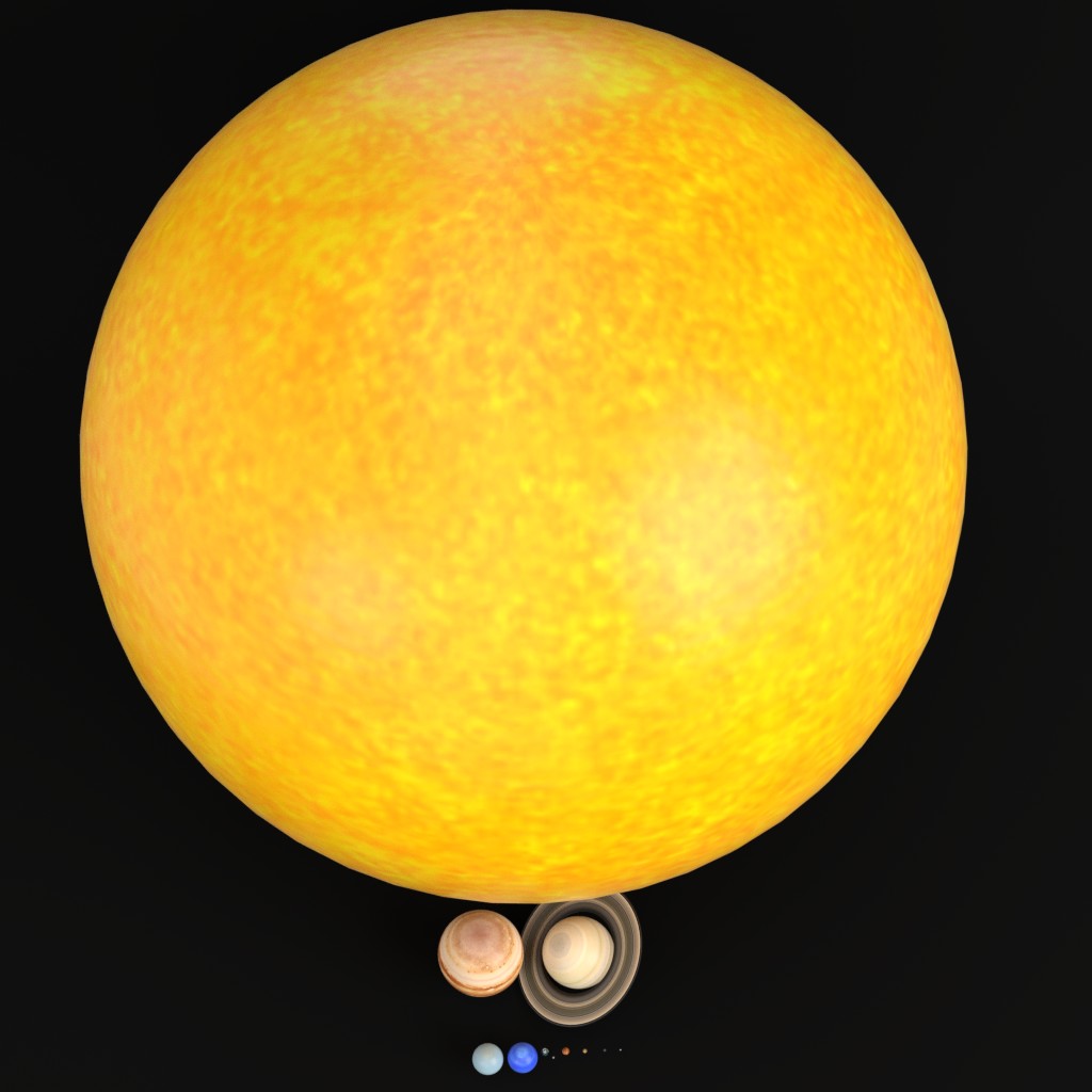 3D-Modell - Sonnensystem - 06