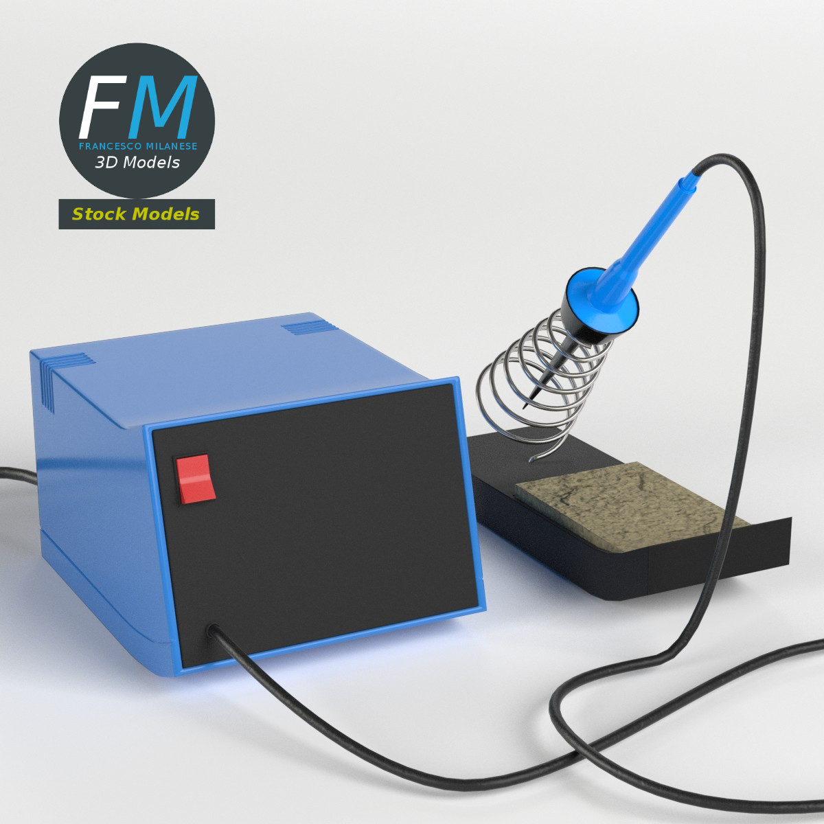 3D-Modell - Lötstation - 01