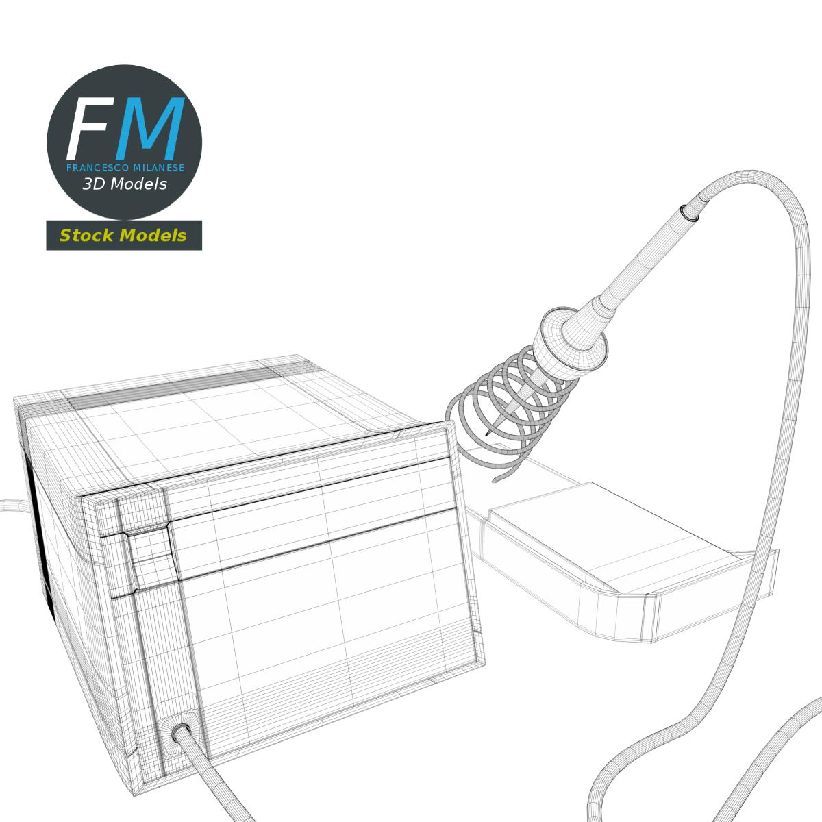 3D-Modell - Lötstation - 07
