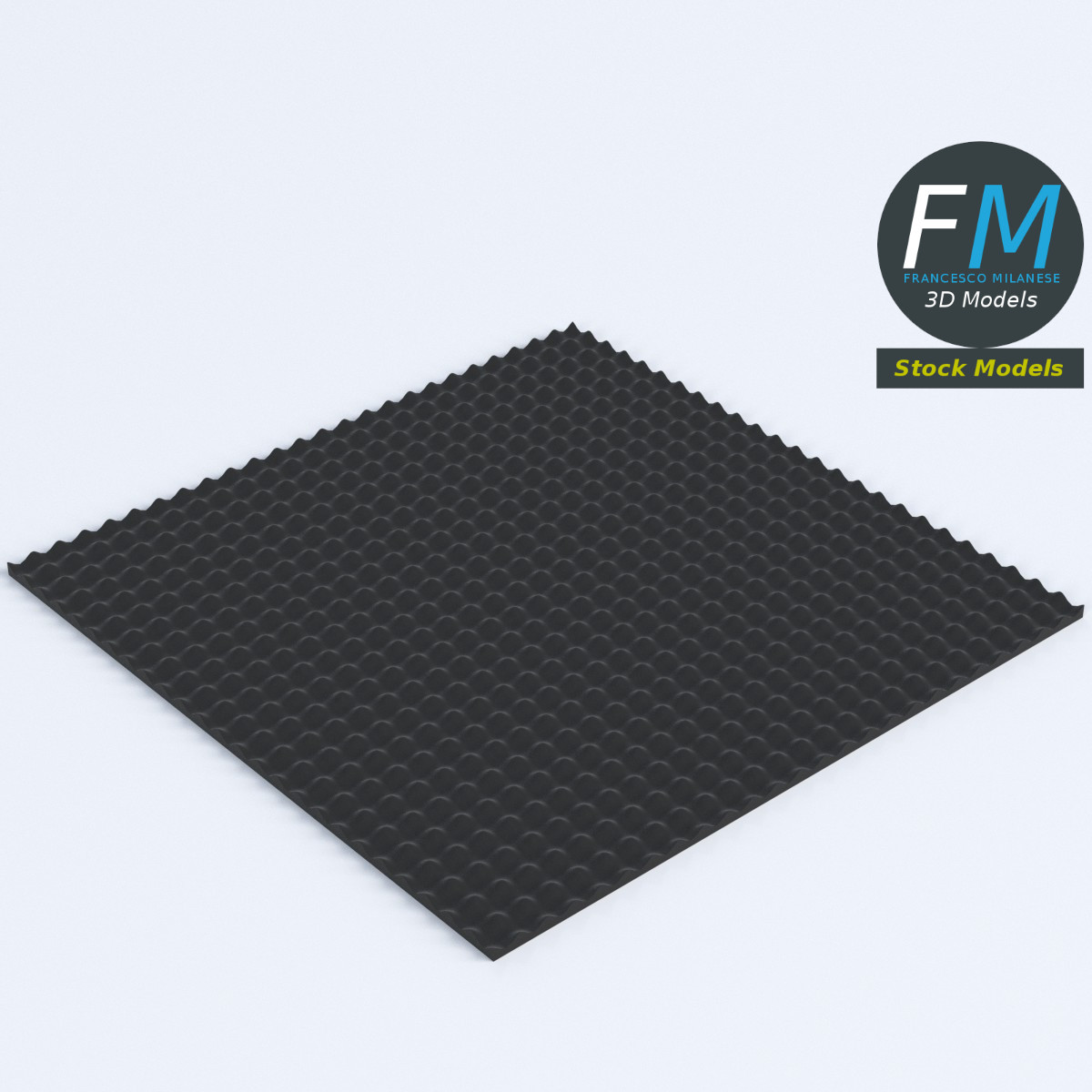 3D-Modell - Schallschutzplatte - 01
