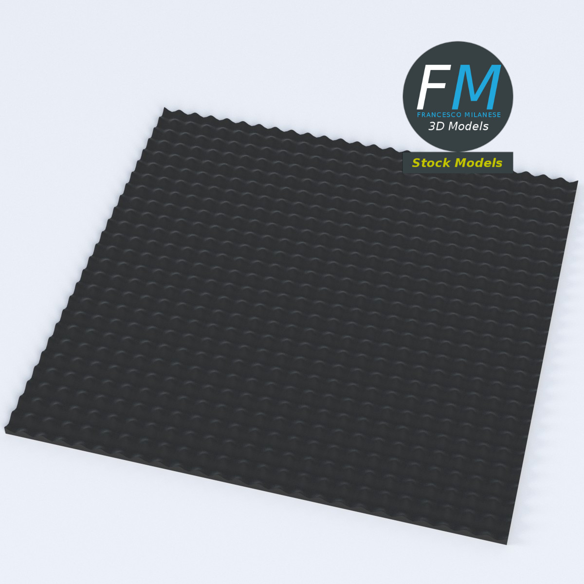 3D-Modell - Schallschutzplatte - 02
