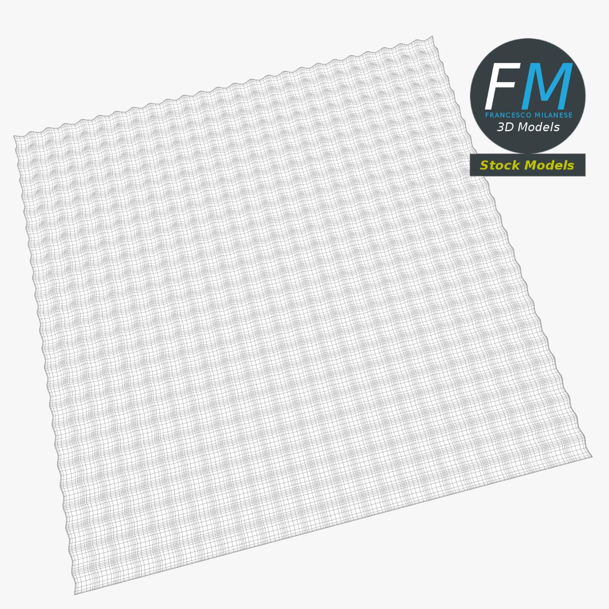 3D-Modell - Schallschutzplatte - 07