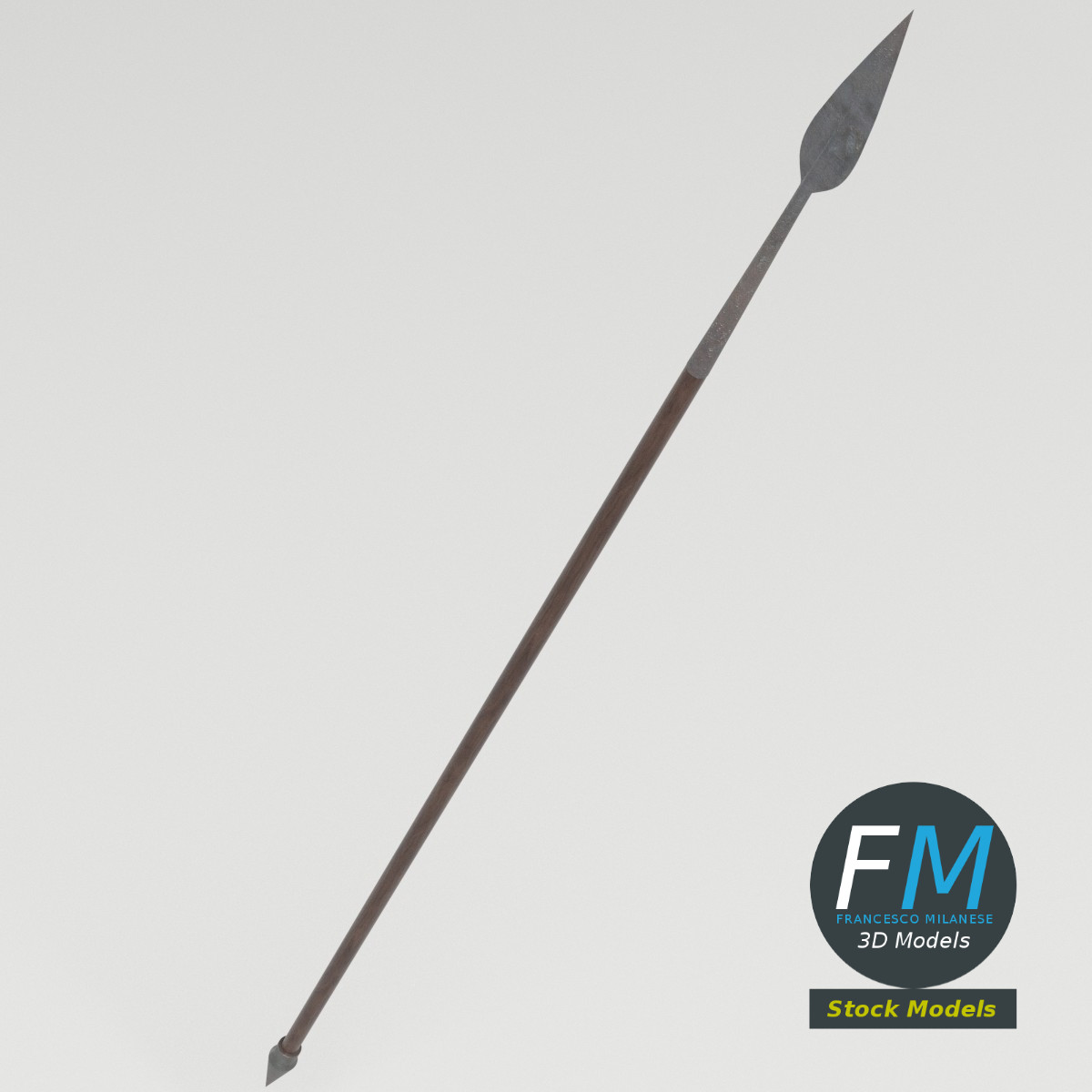 3D-Modell - Spartanischer Speer - 02