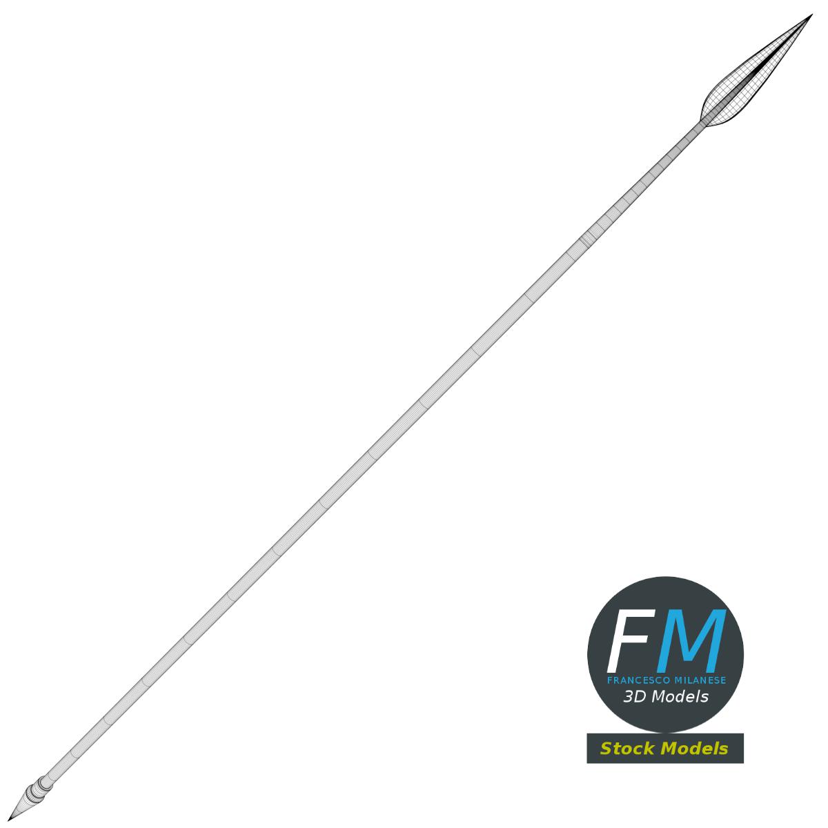 3D-Modell - Spartanischer Speer - 07