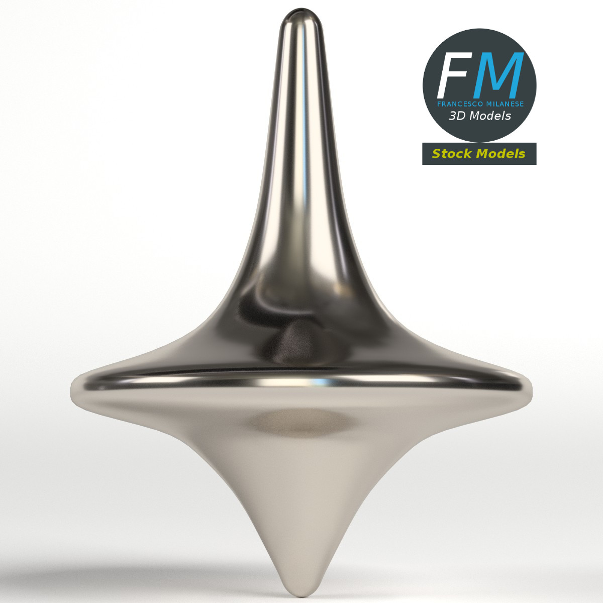 3D-Modell - Metallkreisel - 04