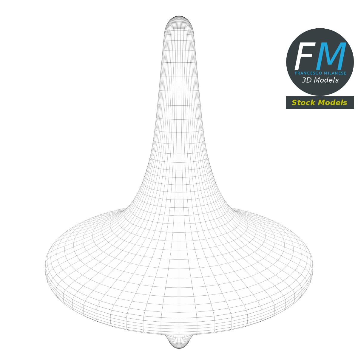 3D-Modell - Metallkreisel - 07