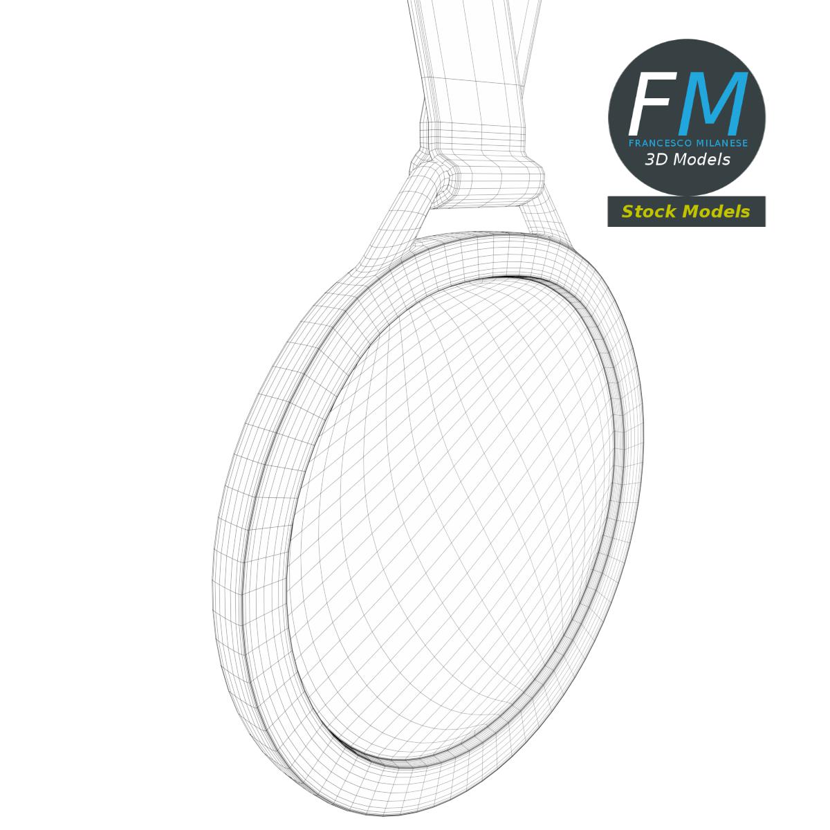 3D-Modell - Sportmedaille mit Band - 08